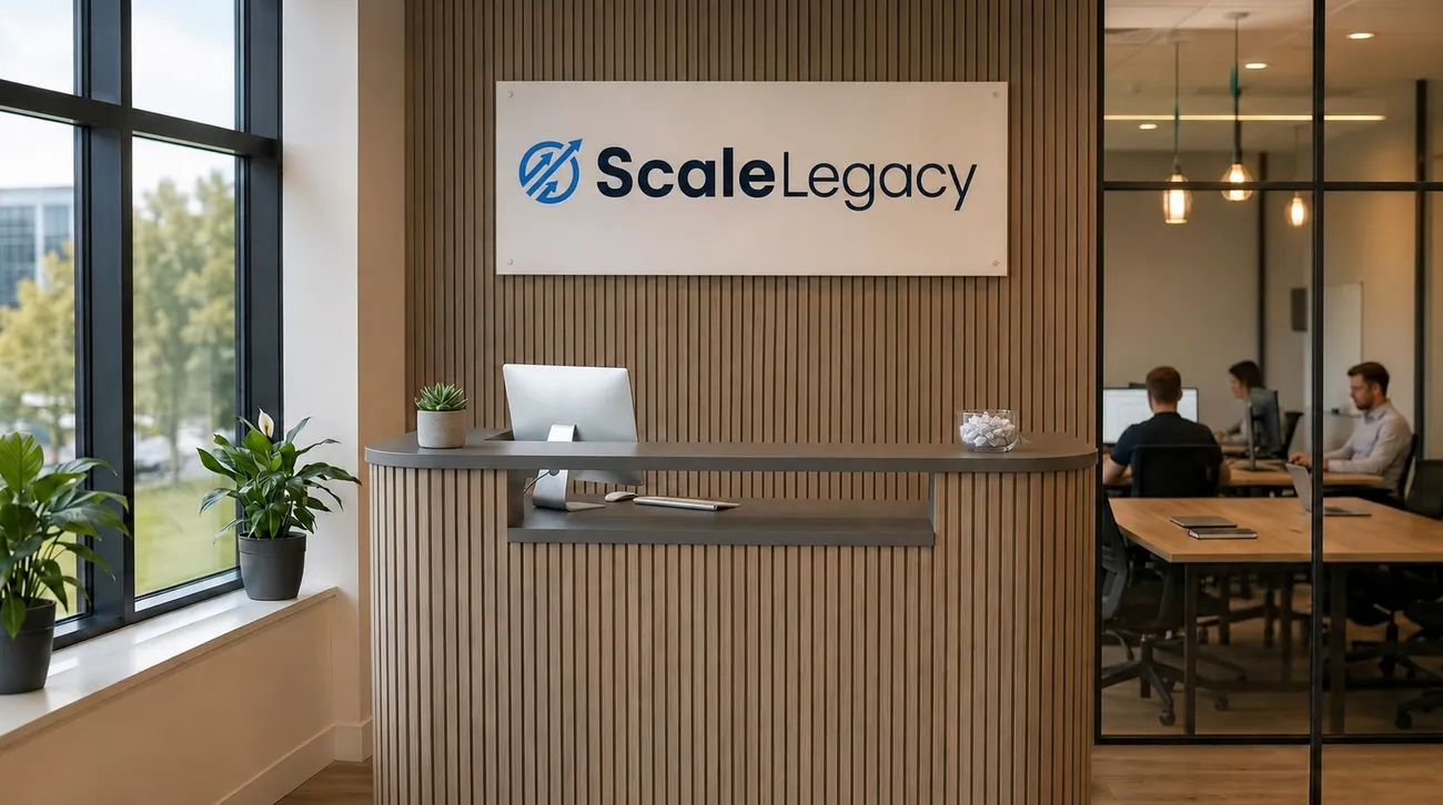 Reception at the ScaleLegacy UK office